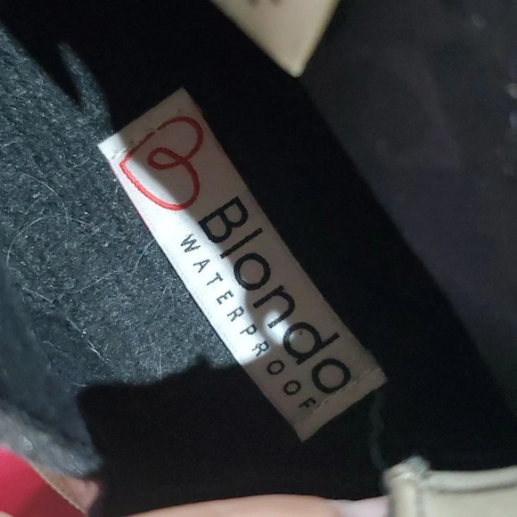 Blondo tan waterproof lace up side zip lug sole boots - Picture 11 of 12